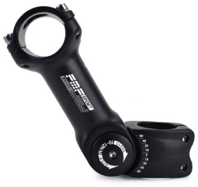 make speed 자전거 각도조절스템 31.8mm-130mm, 스템길이 130mm, 1개