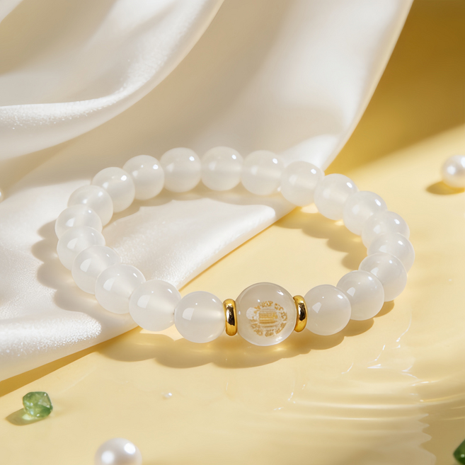 PolarAbyss 다섯 가지 에너지 밸런스 팔찌 5색 오행 수정 힐링 정신 안정 남녀공용