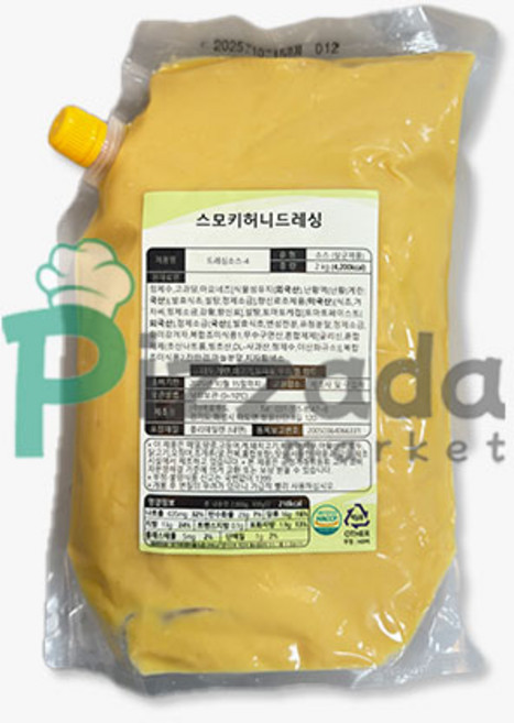 [피자다] 바로푸드 스모키허니드레싱, 1개, 2kg