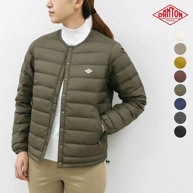 단톤 Danton 타프타 이너 다운 패딩 재킷 여성용