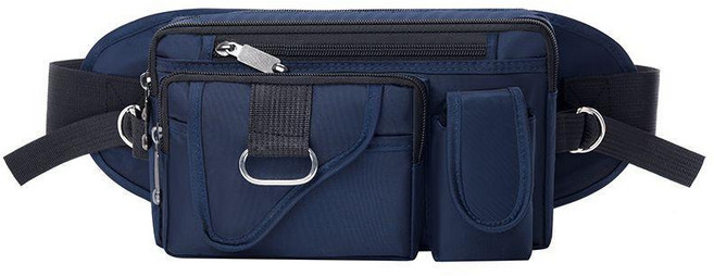 腰包 男女防水牛津布大容量收錢手機包時尚運動腰包