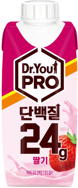 프로틴 음료 닥터유 프로 딸기, 1개, 250ml