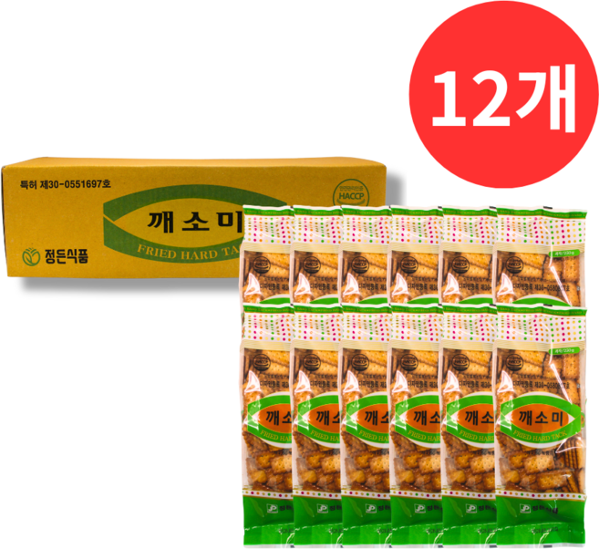 정든 깨소미 250g x 12봉입 (박스), 12개