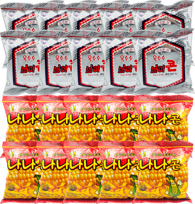 옥수수 브이콘 & 난나나CORN, 1세트, 1kg