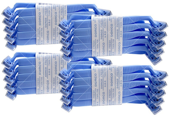 도루코 프레쉬 2중날 일회용 면도기, 10개입, 4개