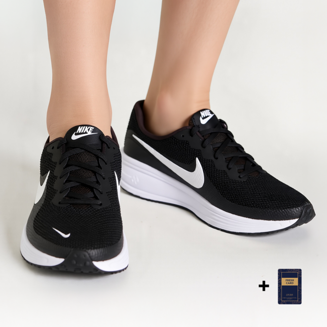 나이키 레볼루션8 검정 런닝화 남성 여성 운동화 + LUXEGEAR 프레쉬카드