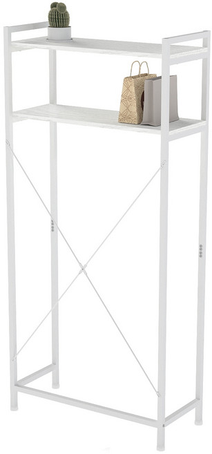 소웰홈 심플 다용도 공간활용 수납선반 시리즈, 2C-화이트, 1개