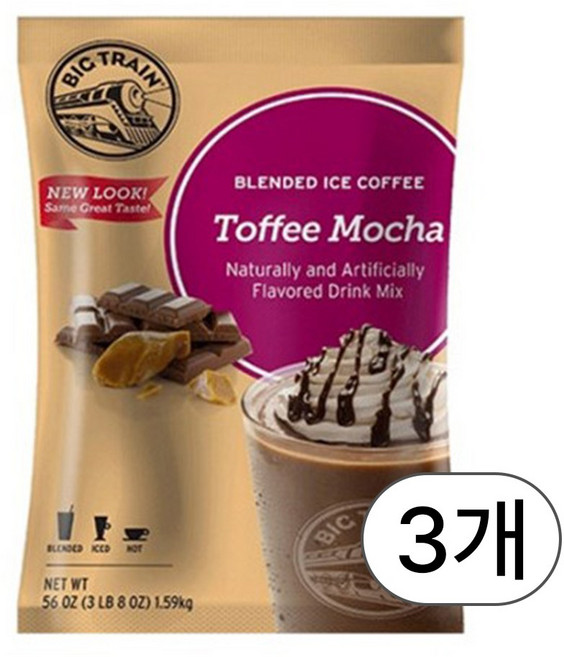 빅트레인 토피 모카 파우더, 1.59kg, 1개입, 3개