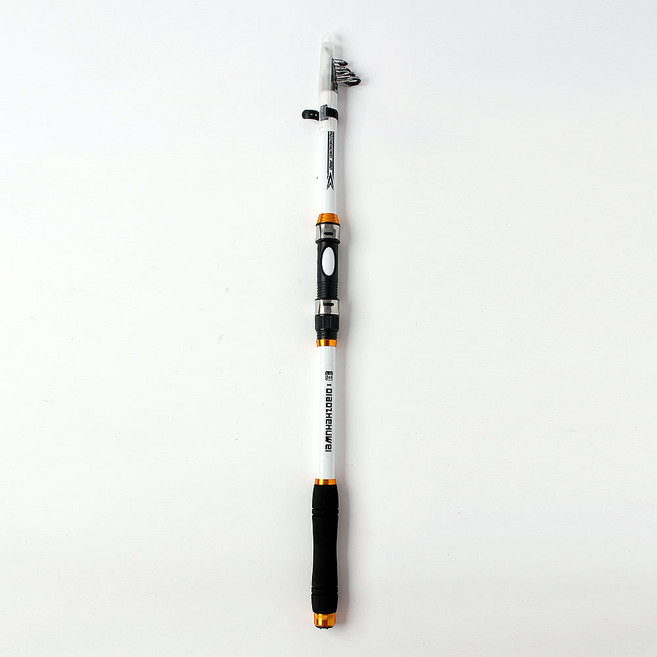 랭크업 입문용 원투낚싯대(2.4m) (화이트), 화이트