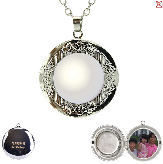 치매 응급 사진목걸이 탄생석 6월 진주 S +GIFT 각인목걸이 하나더 +선물포장