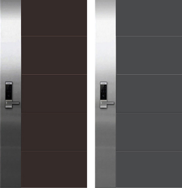 [방화문+문틀세트] 방화도어 현관단열문 아파트 빌라 현관문 교체, 다크그레이, 1000x2100, 1개