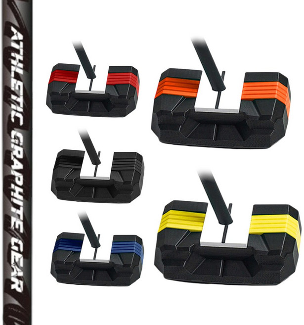 굴림채퍼터 2026 제로토크 세미말렛 AGG 카본 샤프트 장착 퍼터, 레드, 32인치