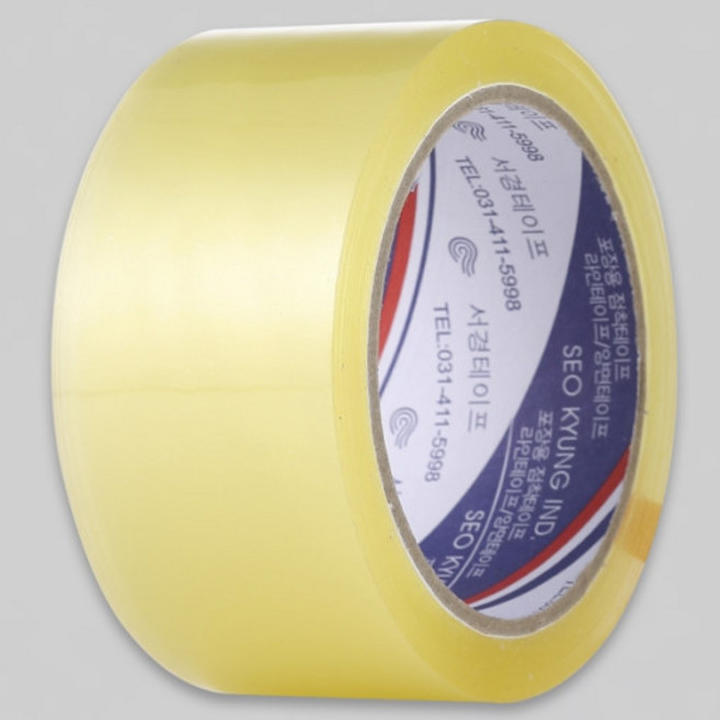 천지몰 서경 박스테이프 50x40M 투명 고접착, 1개