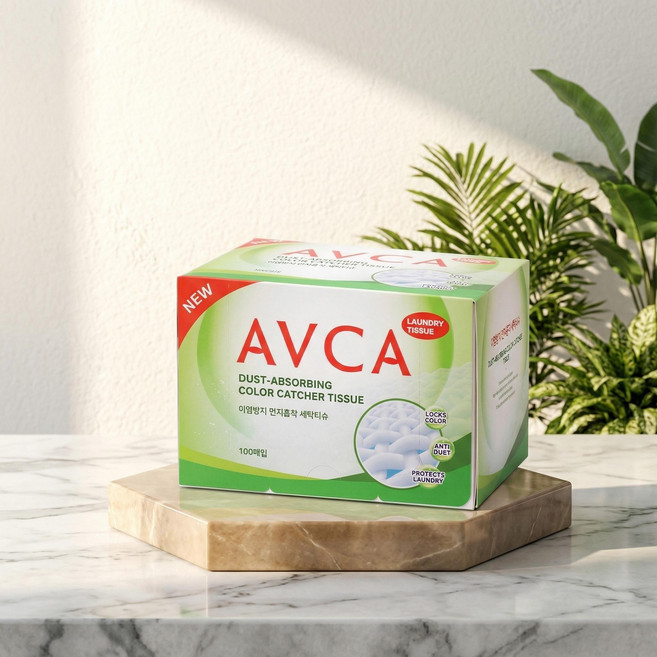 [아브카] 이염방지 먼지흡착 세탁티슈 100매입, 100개