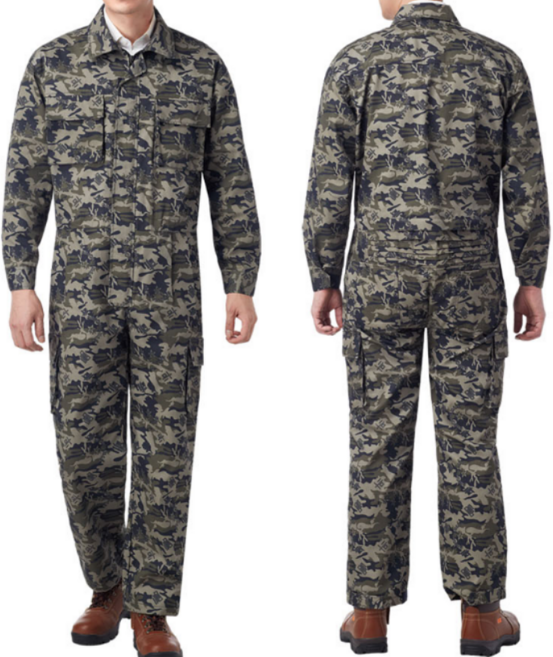 경신코리아 KSK 715 춘추 일체형 작업복 밀리터리 점프수트, 상세설명 참조, 1개