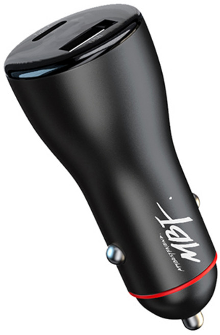 엠비에프 100W USB PD PPS 듀얼 차량용 초고속 시거잭 충전기 MBF-CARQ31, USB PD 45W 듀얼 PPS 초고속 차, 블랙