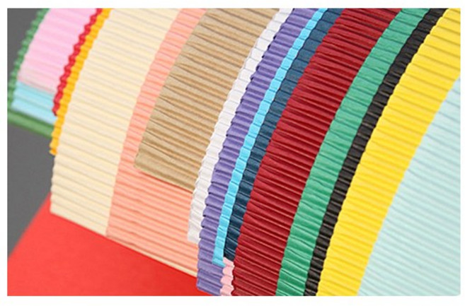 두성 골판지 2절 (5매) / 종이골판지 크라프트 칼라골판지 색골판지 종이공예, C08 분홍