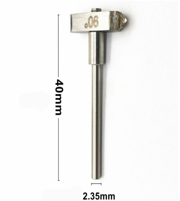 밀링 커터 쥬얼리 도구는 수동 기계 mcd V 모양 플라이휠 다이아몬드 사용됩니다., 08 3mm 130 degree