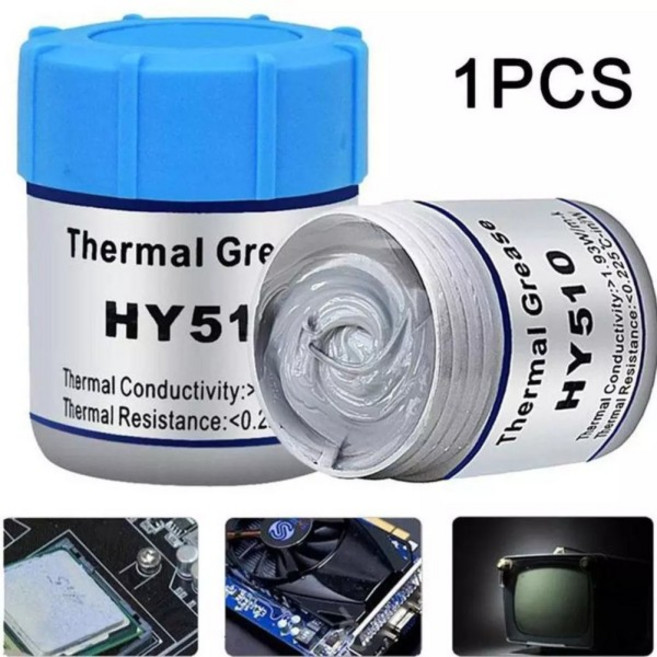 실버 서멀 그리스 페이스트 스크레이퍼 CPU GPU 칩셋 노트북 냉각HY510 복합 냉각 10g, [02] 5PCS, 1개