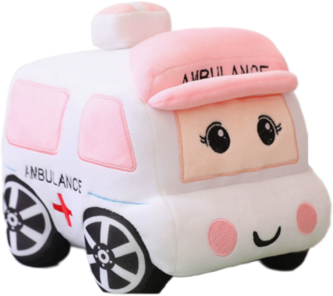 복[WL]자동차 인형 쿠션 지인 어린이 최고의 선물용품, 30cm, 구급차