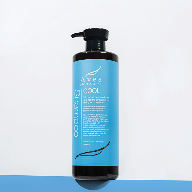 아베스 미용실 박하 쿨샴푸 대용량 약산성샴푸 쿨링, 1L, 1개