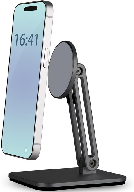 치에미 맥세이프 거치대 거치대 태블릿거치대 테이블 폰거치대, 블랙, 1개