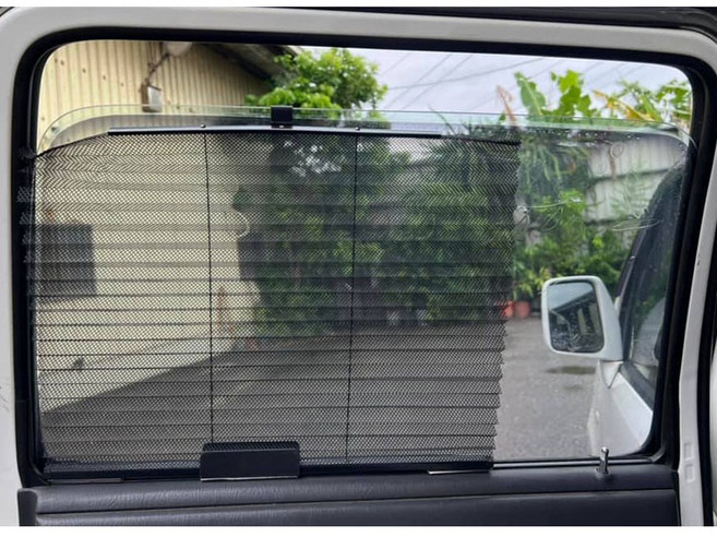 汽車伸縮遮陽簾 46cm 側窗遮陽網, 1個