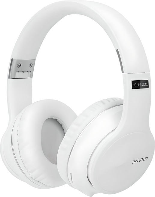 아이리버 블루투스 5.0 무선 헤드폰, IBH-L201, White