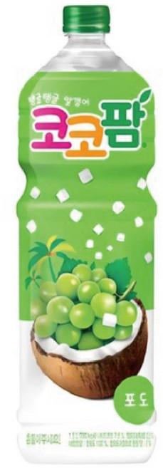 해태 코코팜 포도, 1.5L, 3개