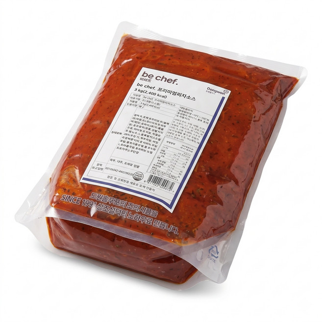 동원 홈푸드 비셰프 프리미엄 피자소스 3kg 피자재료, 1개