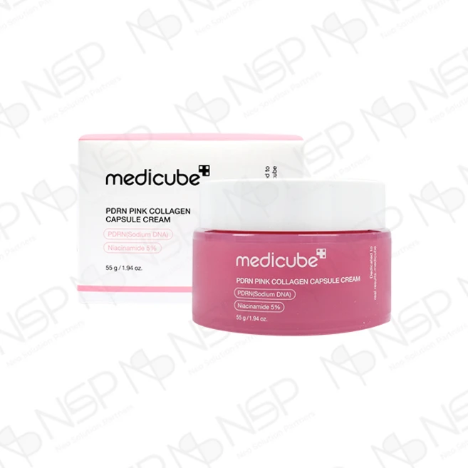 메디큐브 피디알엔 핑크 콜라겐 캡슐 크림, 55g, 4개 - 쿠팡