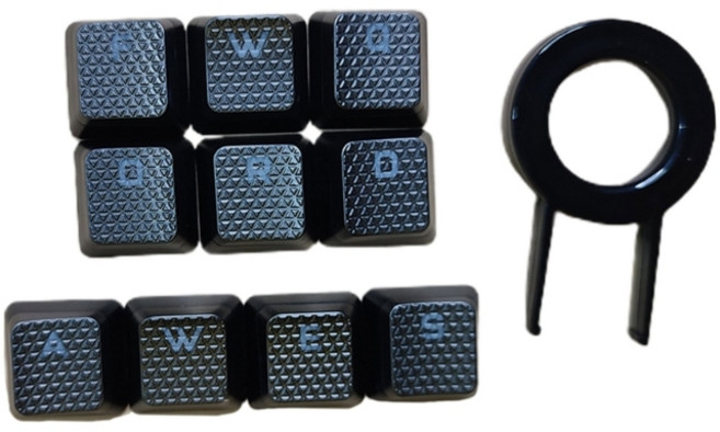 CORSAIR K70 RGB K95 K90 K63 K65 기계식 키보드 키 캡 교체 안티 슬립을위한 10pcs/팩 키 캡