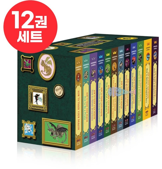 [달콤서점]국내 당일발송 드래곤 길들이기 세트 How to train your Dragon 영어원서 음원제공, 드래곤 길들이기 12권 세트 - 쿠팡