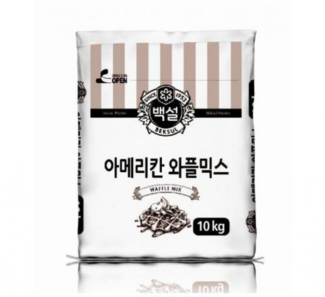 백설 아메리칸 와플믹스, 10kg, 1개