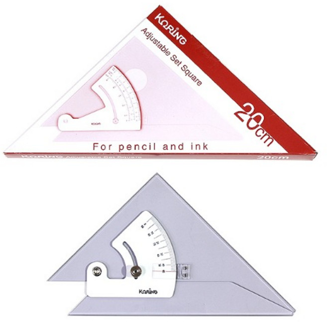 코링 각도삼각자 20cm KS-4-20