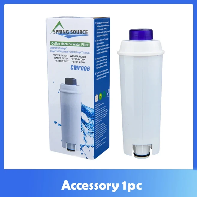 [호환제품] 델롱기 ECAM/ESAM/ETAM 커피 머신용 호환용품 교체용 정수 필터 TÜV 인증 DLS C002, 01 1pc