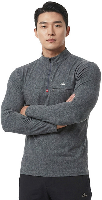 마운티스트 드라이 소프트 긴팔 집업 티셔츠 (남) 봄가을초겨울 따뜻한 부드러운