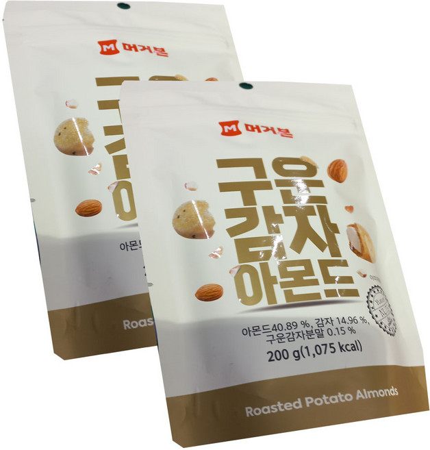 머거본 구운감자 아몬드, 200g, 2개
