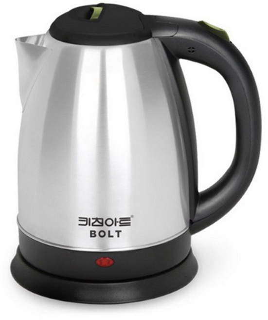 키친아트 전기포트 휴대용 스텐 미니 무선 분유 커피 볼트 스텐 전기주전자, 2개, 1.5L