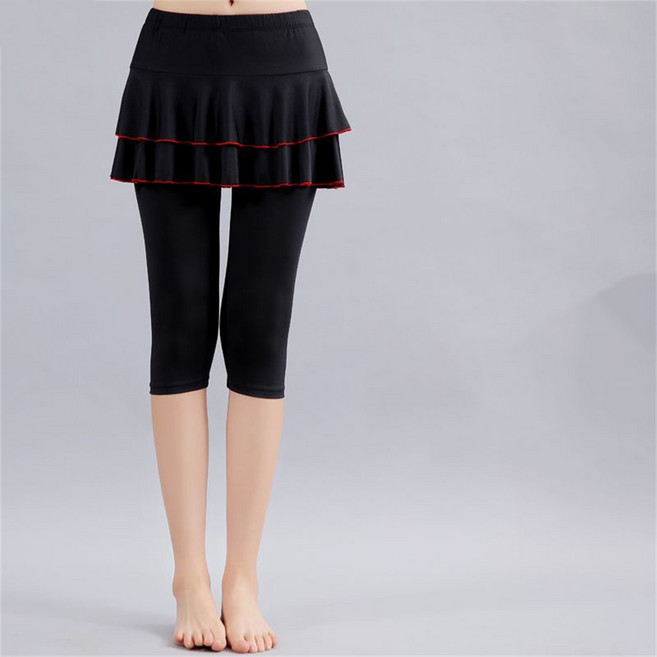 besteffie 여성레깅스 여름 무지 슬림핏 하이웨스트 7부치마레깅스 요가 시원한 빅사이즈 칠부레깅스 C88