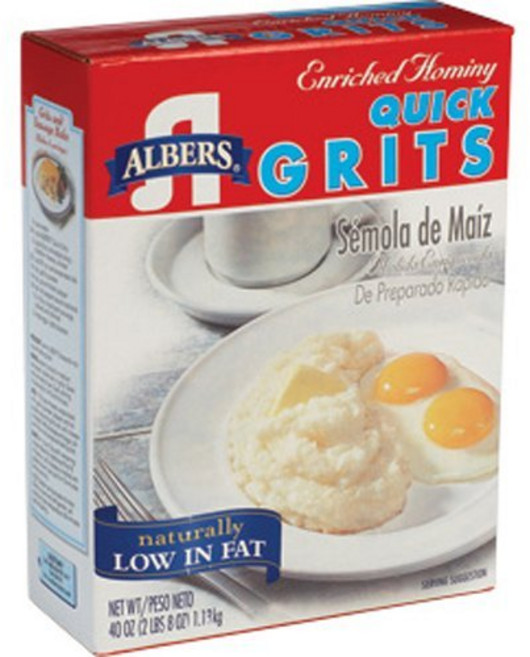 알버스 강화 호미니 퀵 그릿 - 20 Oz (4팩) Albers Enriched Hominy Quick Grits - 20 Oz (4-Pack), 1개