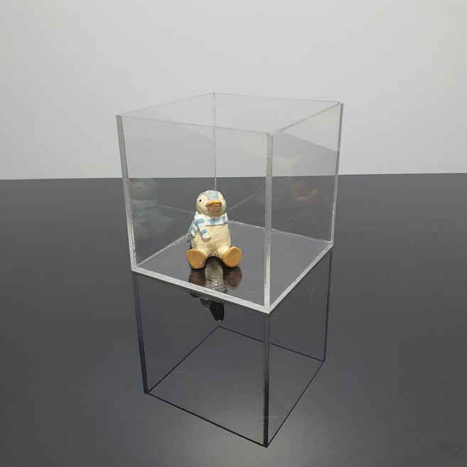 아크릴파크 아크릴 상자 오픈형 아크릴케이스 주문제작 투명 백색 검정 색상아크릴, 1개, 3T 250