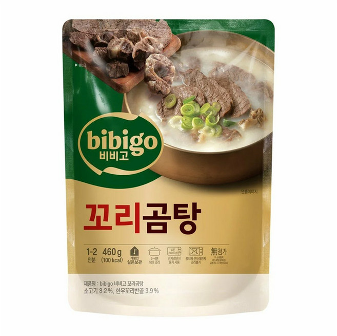 비비고 꼬리곰탕, 460g, 7개