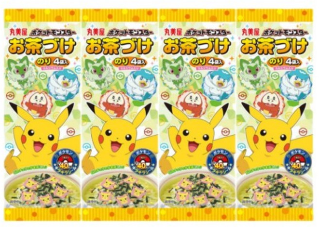 일본 마루미야 후리카케 포켓몬 오차즈케 4봉입 x 4개, 12.8g