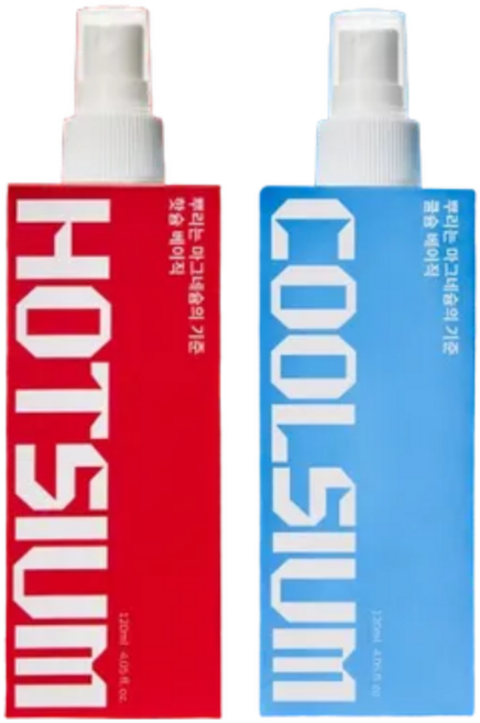뿌리는 마그네슘 핫슘+쿨슘 핫스프레이 120ml 2개