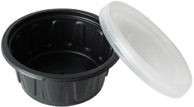 에스제이케미칼 70파이 소스용기 소 블랙 1000개 세트, 1세트