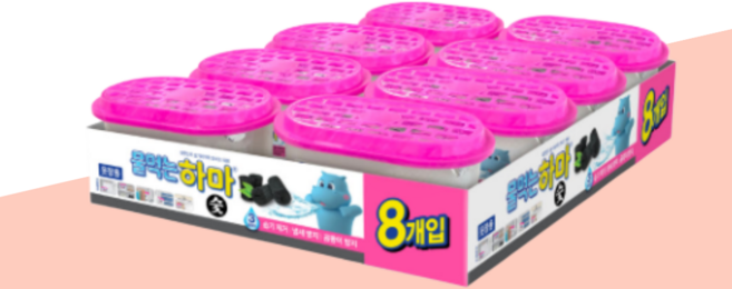 [단독기획] 물먹는하마 300g 8개 참숯 함유 실속 번들패키지