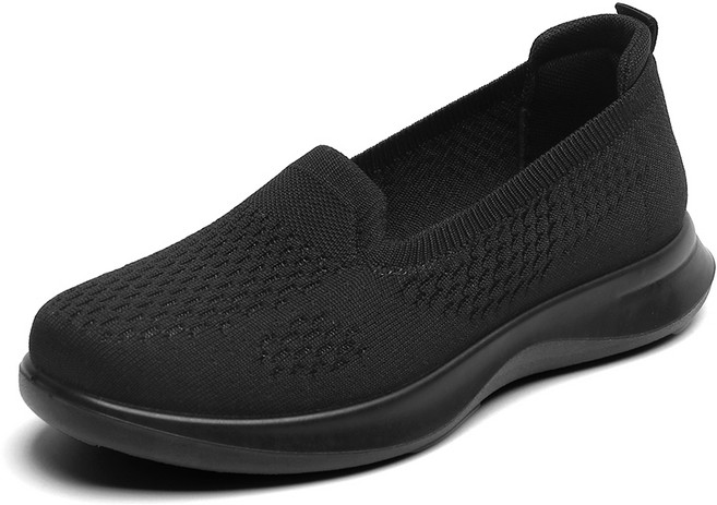 까발로 여성 발편한 단화 니트 플랫슈즈 슬립온 CA047