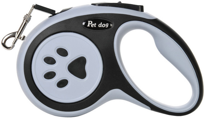 5m 자동 리드줄 애완견 강아지 개 산책용 소형견 중형견 대형견 반려견 애견 목줄, 1개, 블랙