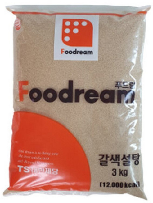 대한제당 푸드림 갈색설탕 3kg, 1개